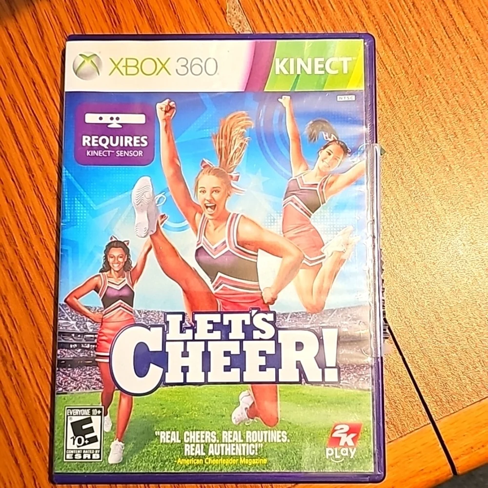 XBOX 360 Kinect Let's Cheer Used Like New